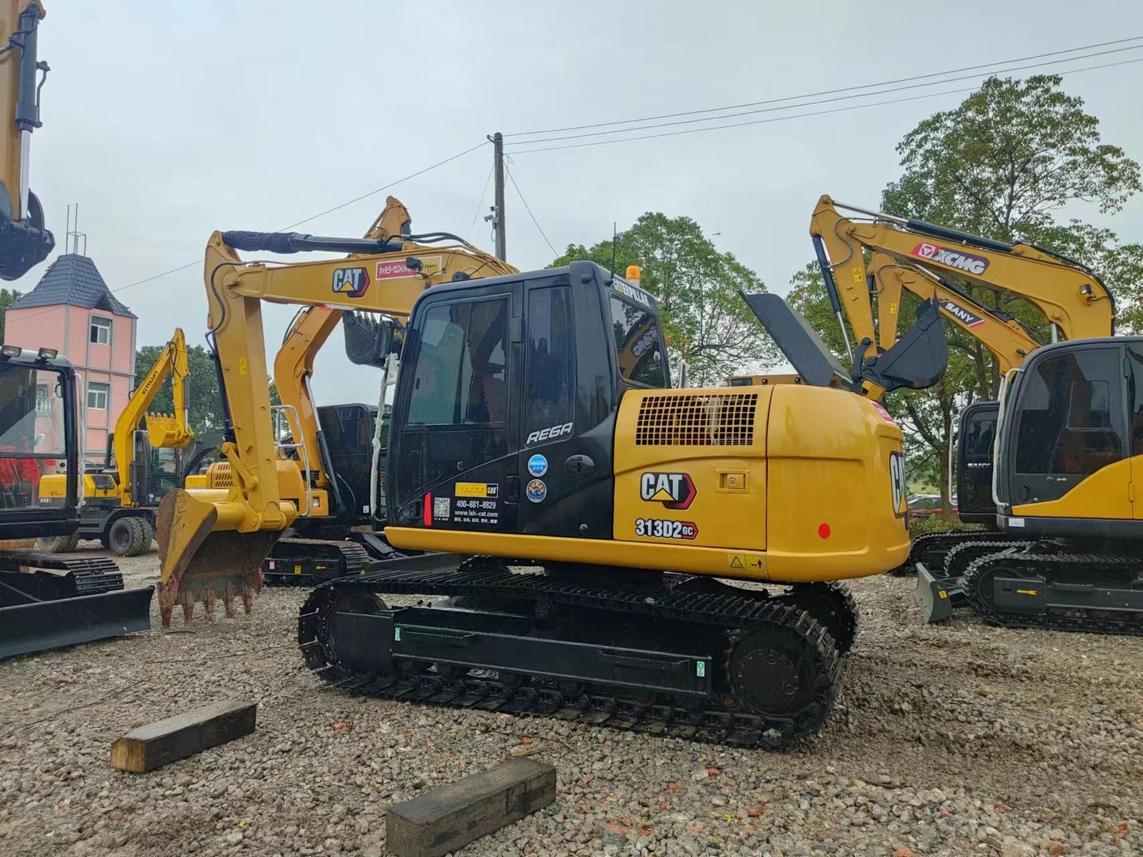 Used caterpillar 313D2GC  excavator