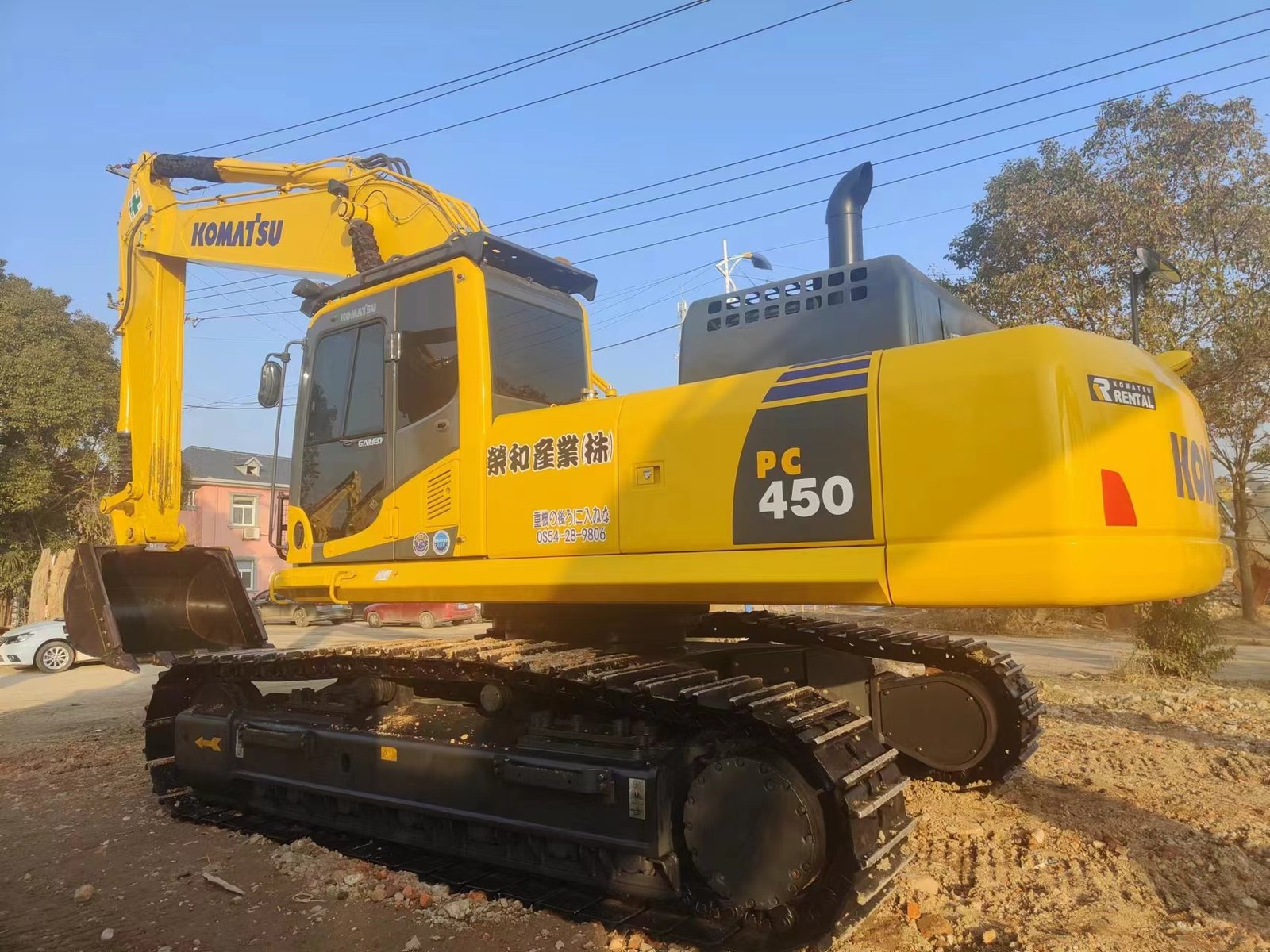 Used Komatsu pc450 excavator