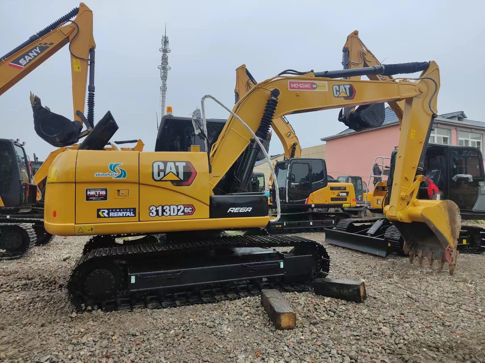 Used caterpillar 313D2GC  excavator