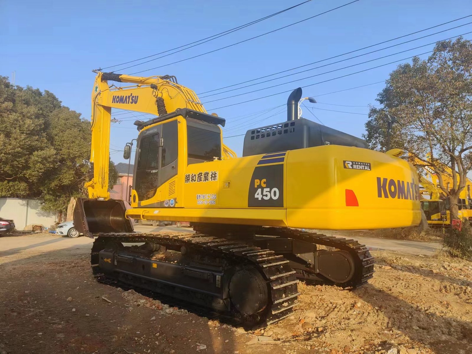 Used Komatsu pc450 excavator