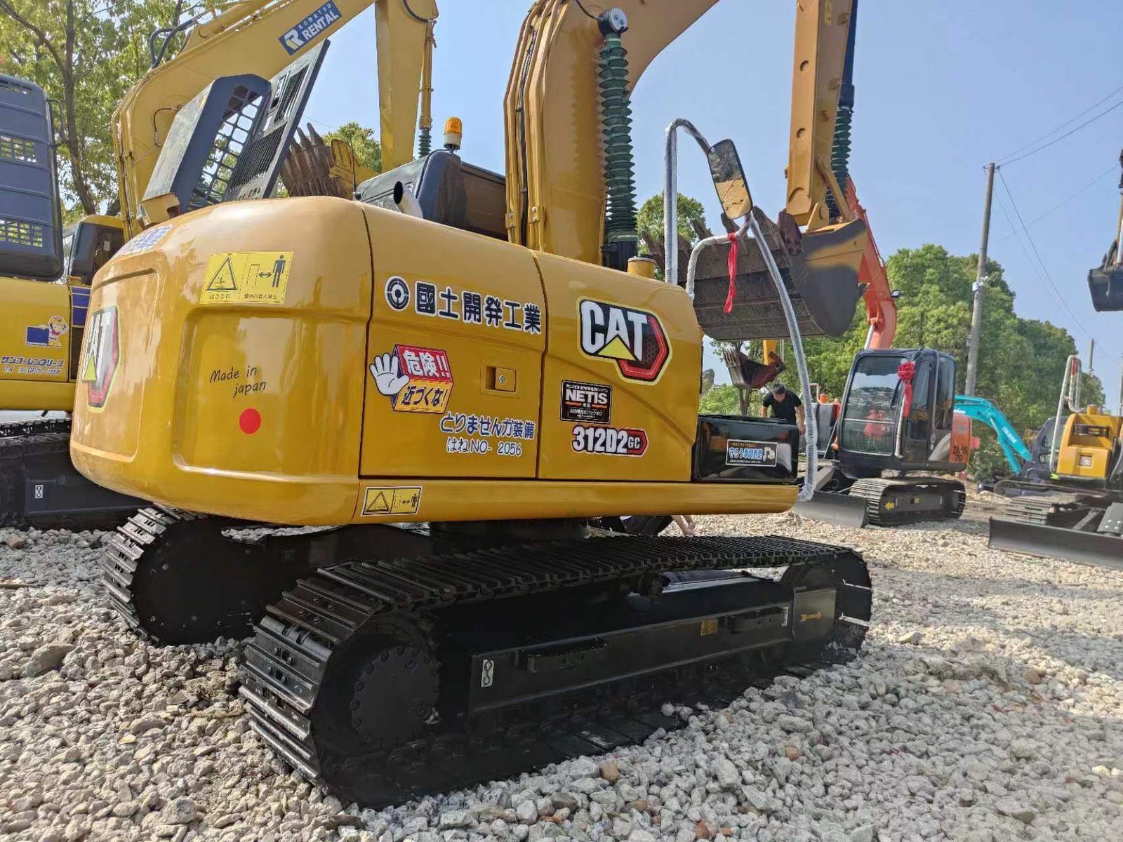 Used caterpillar 313D2GC excavator