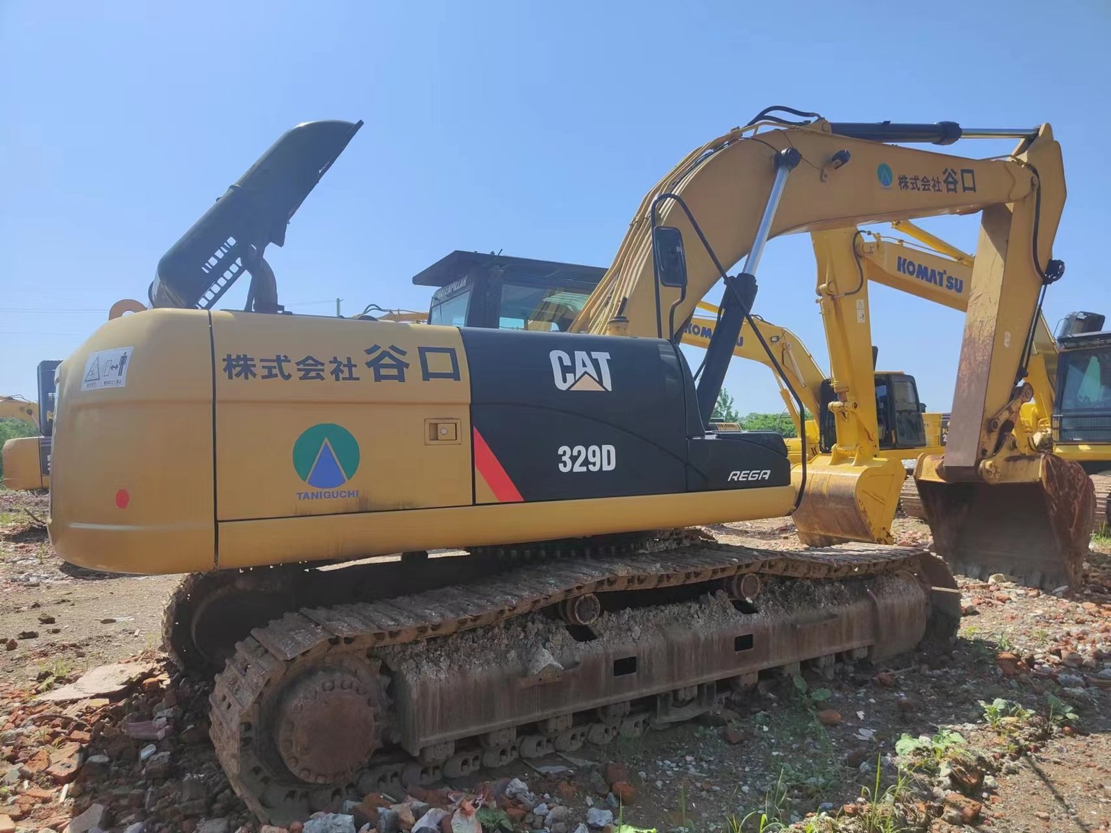 Used caterpillar 329d excavator