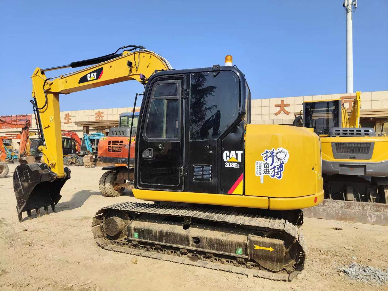 Used caterpillar 308e excavator