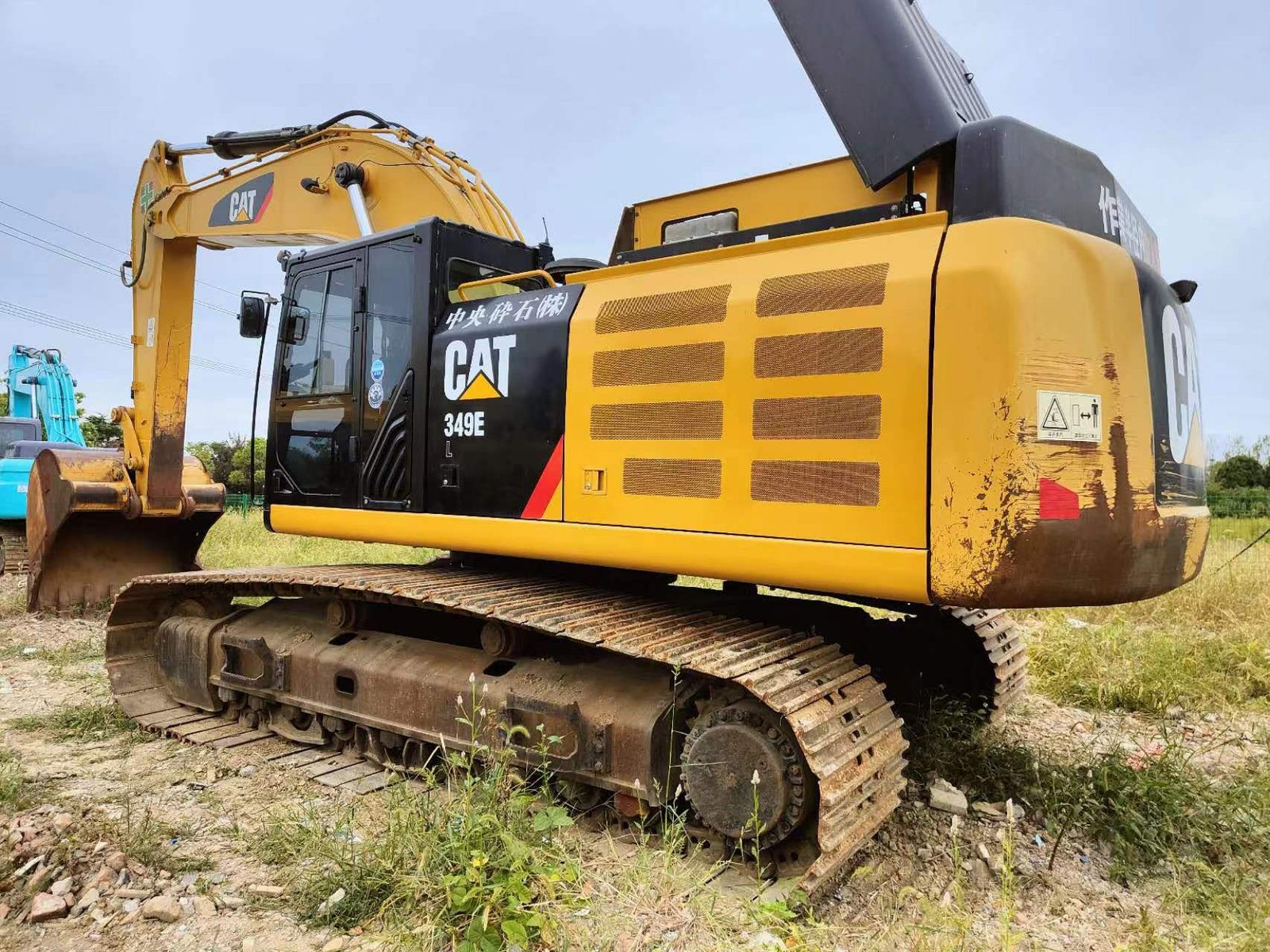 Used caterpillar 349e excavator