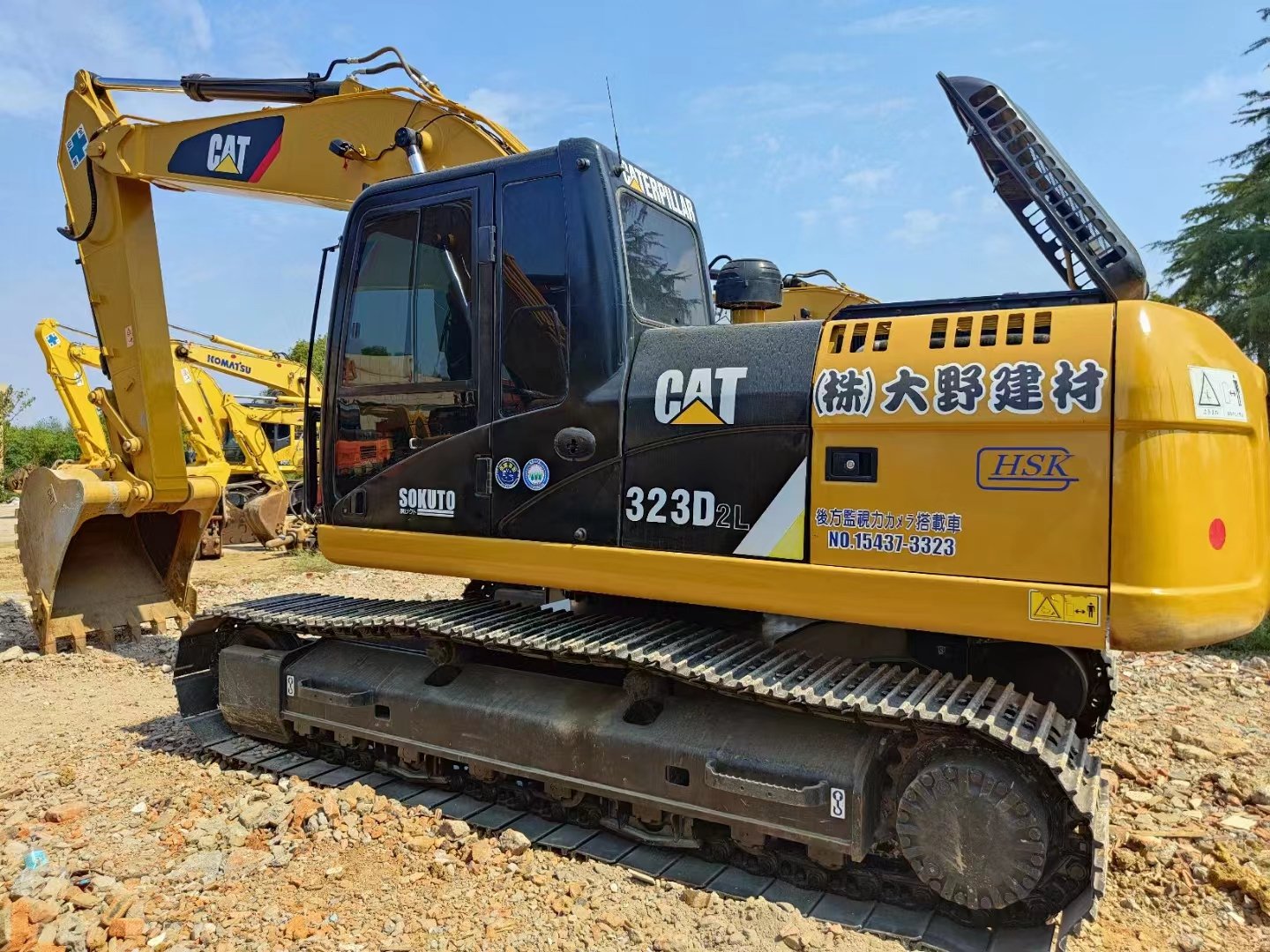 Used caterpillar 323d excavator