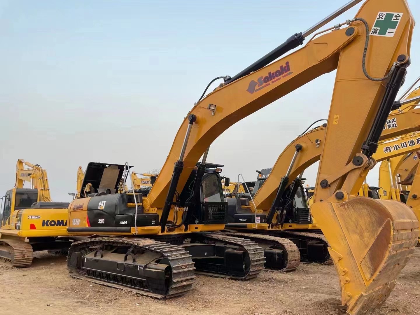 Used caterpillar 340d excavator