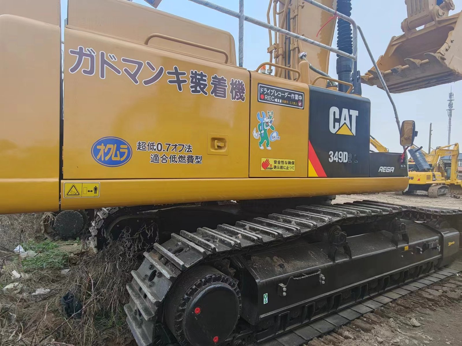 Used caterpillar 349d excavator