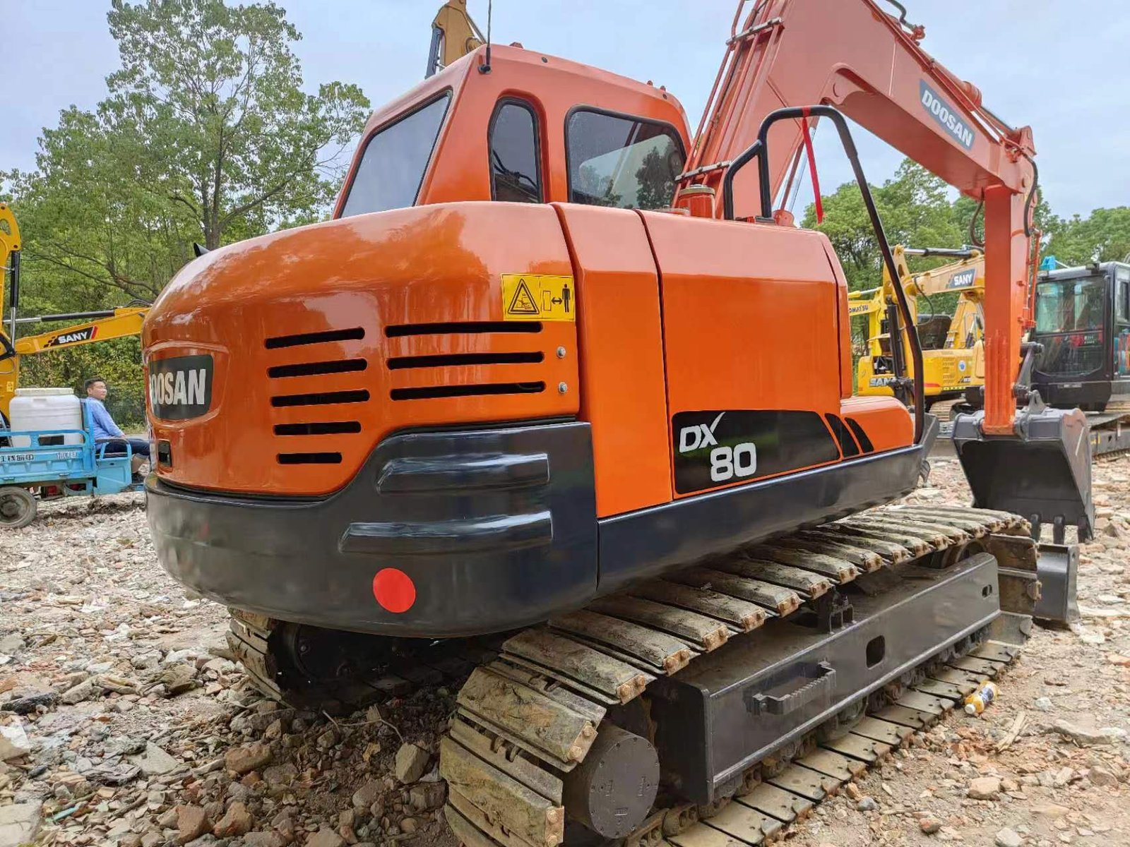 Used Doosan DX80 excavator