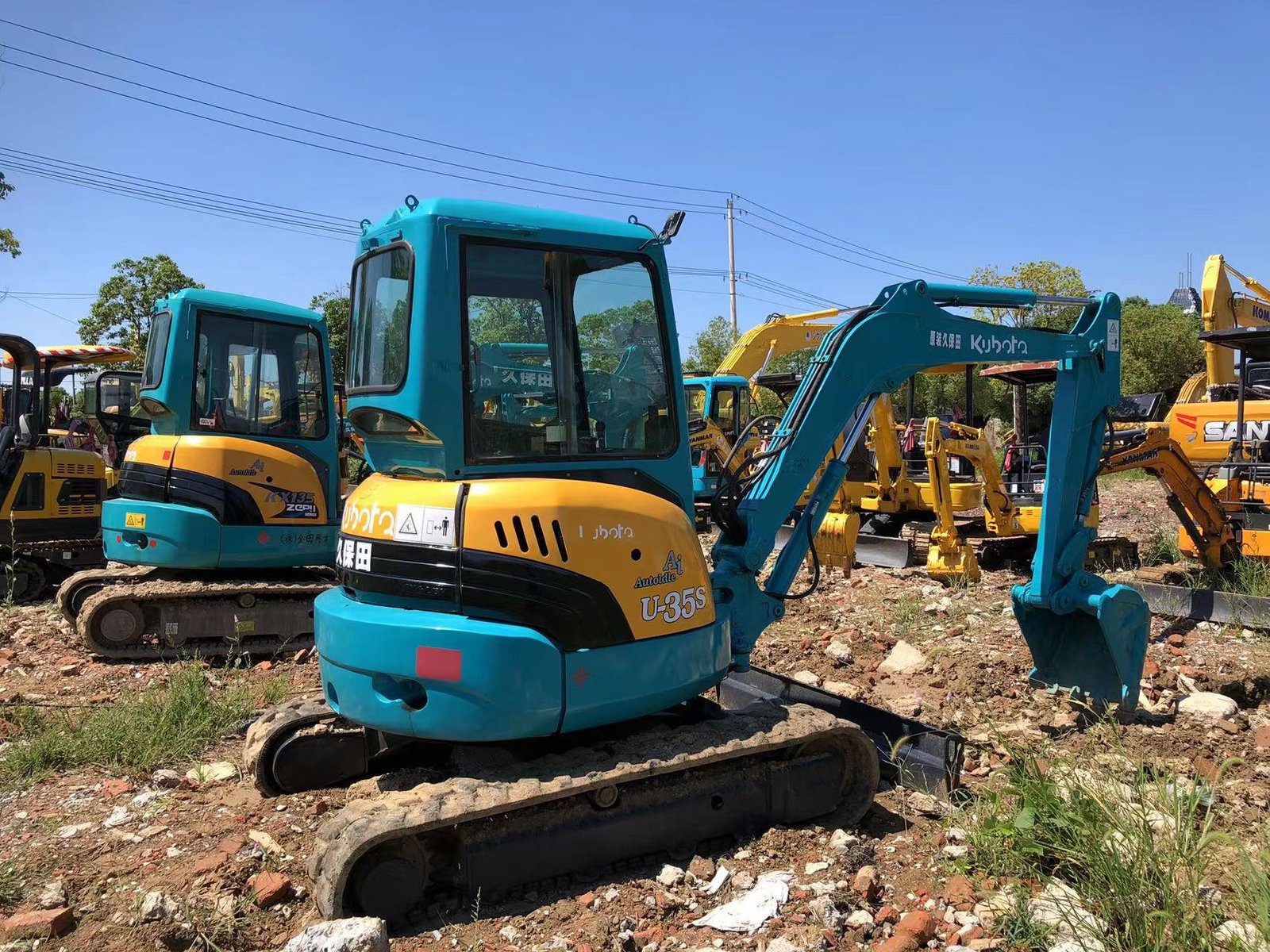 Used Kubota U35 mini excavator