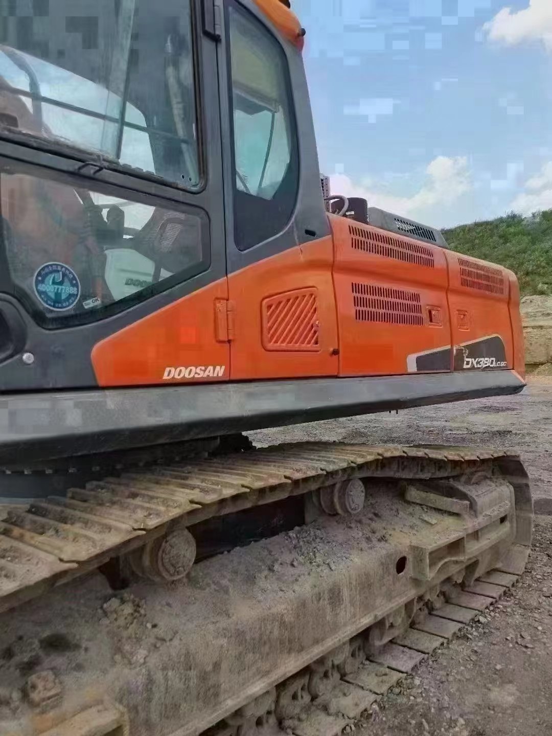 Used Doosan DX380 excavator