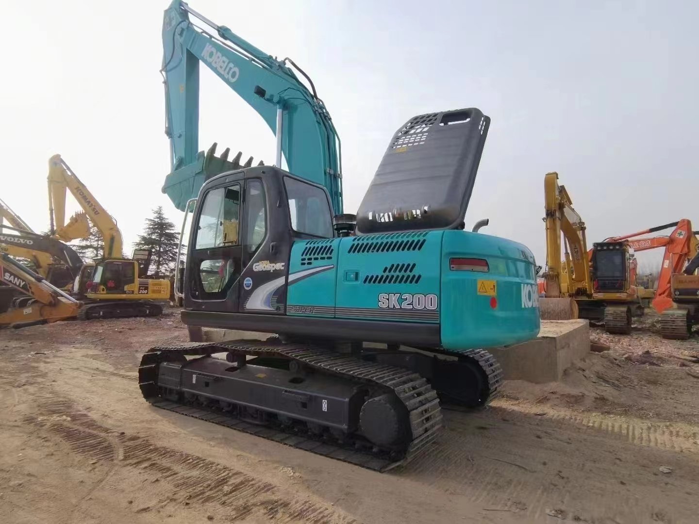 Used Kobelco sk200 excavator