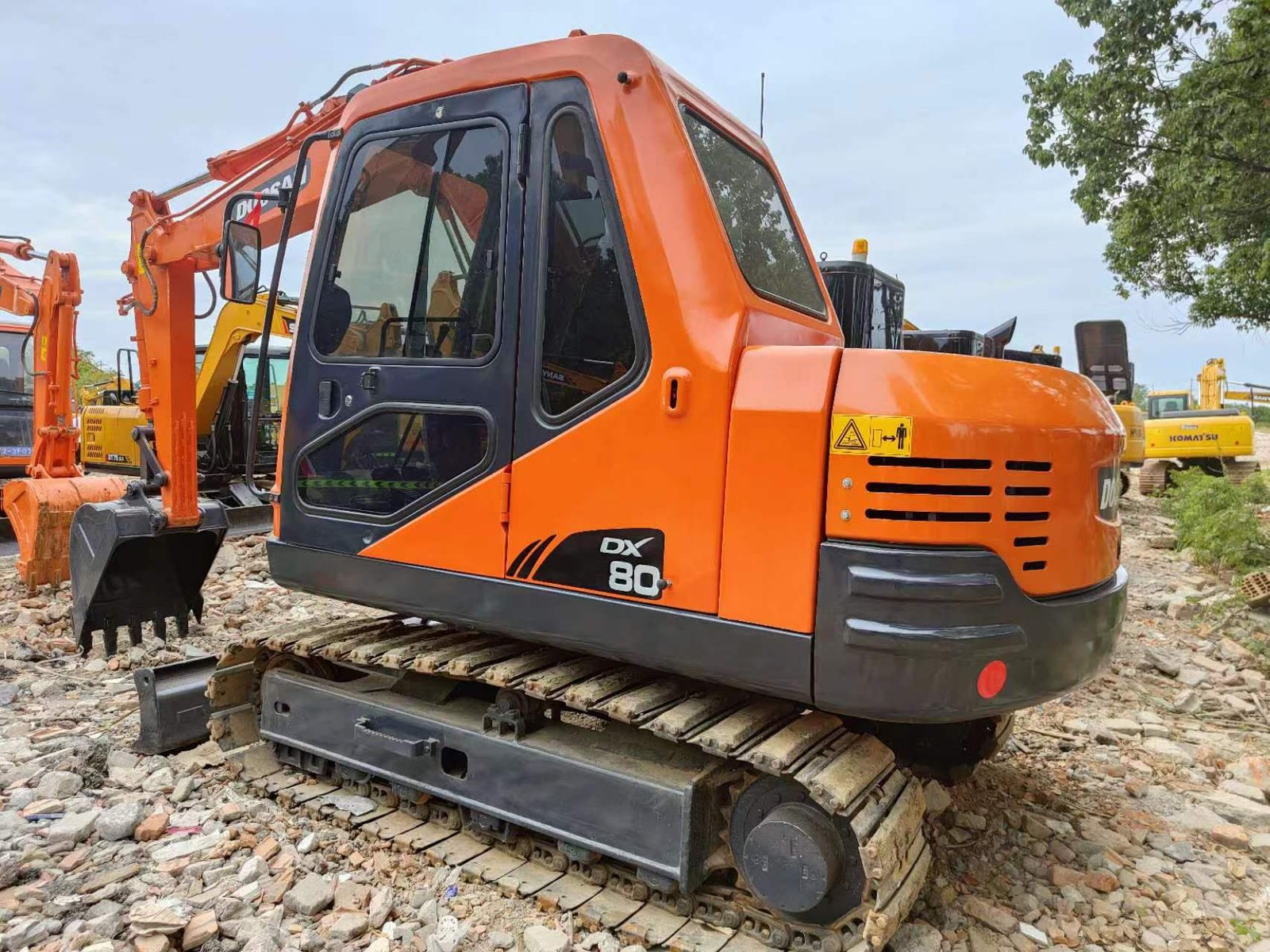 Used Doosan DX80 excavator