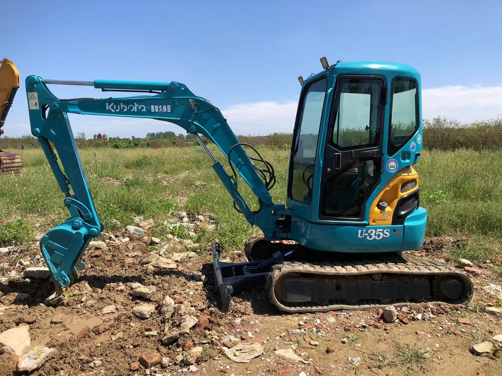 Used Kubota U35 mini excavator