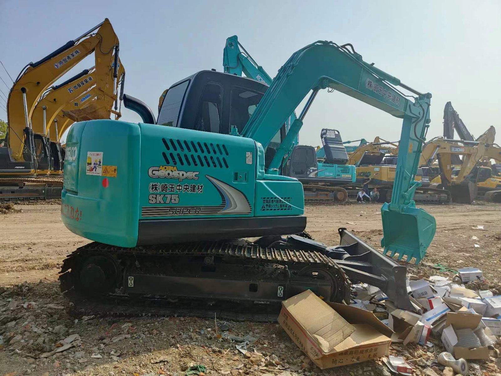Used Kobelco sk75 excavator