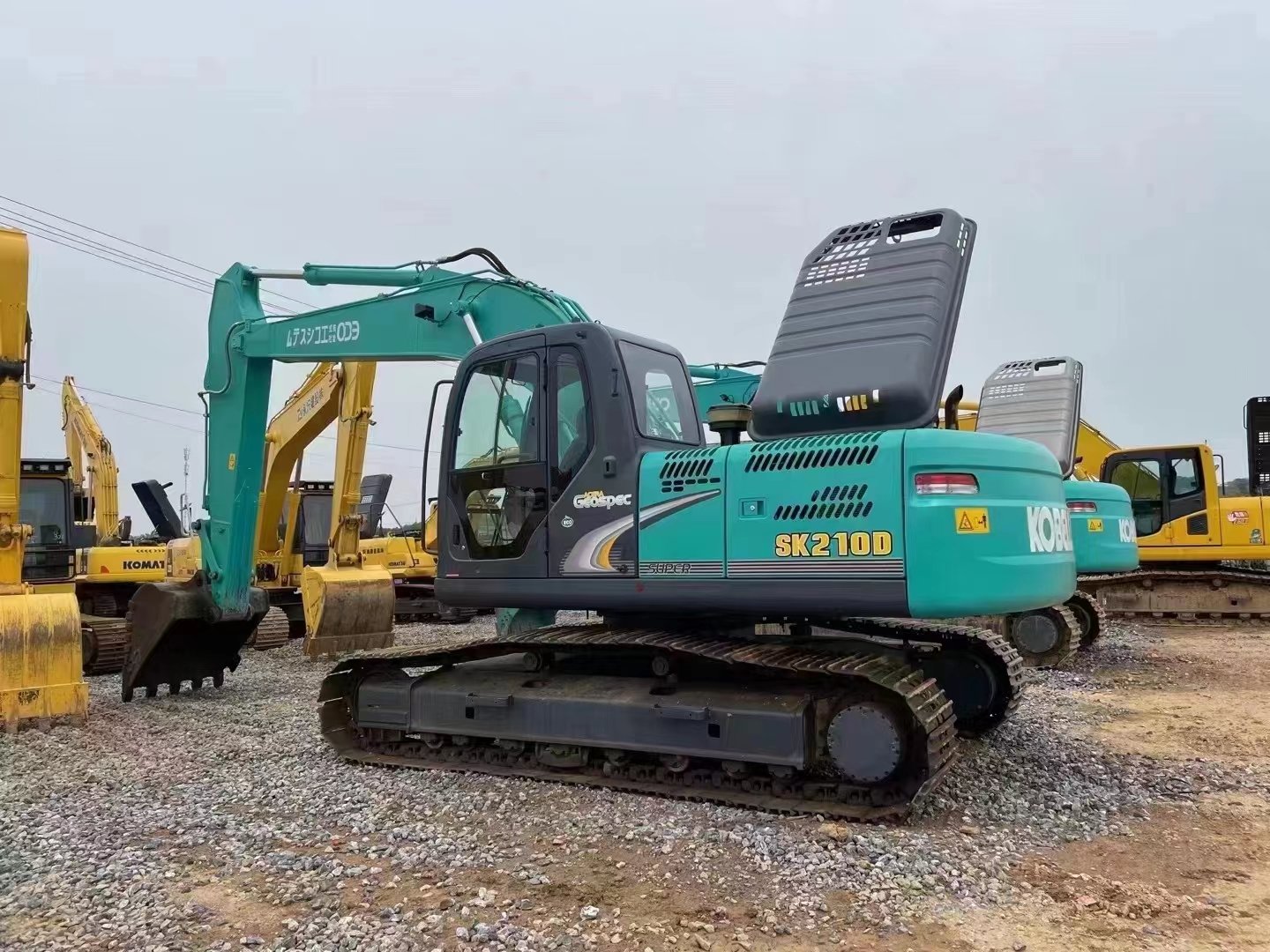 Used Kobelco sk210 excavator