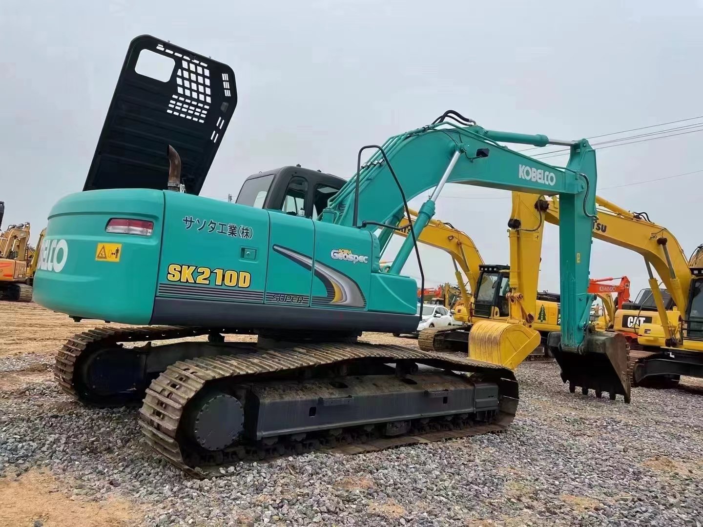 Used Kobelco sk210 excavator