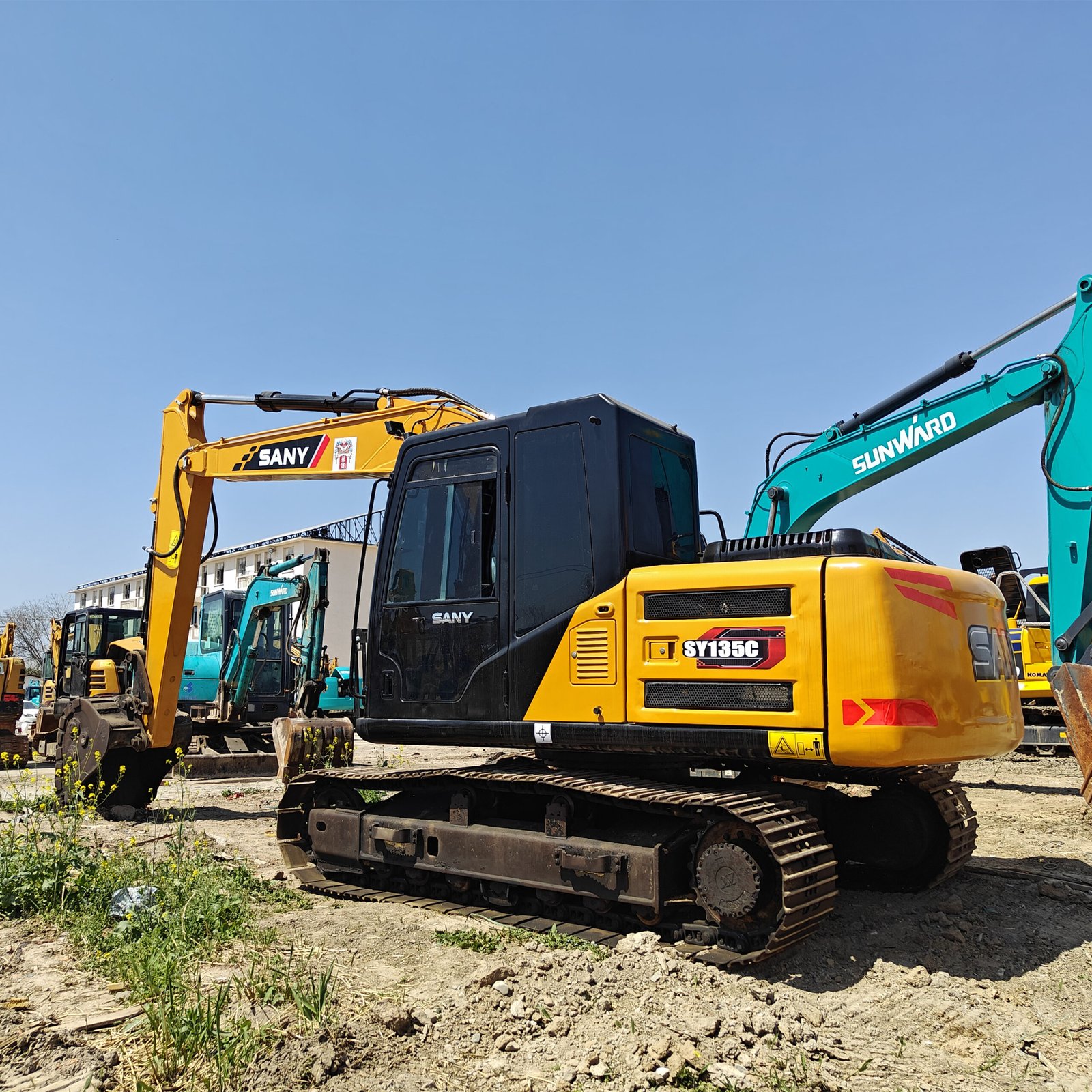 Used SANY SY135 Excavator Second hand excavator SY135c