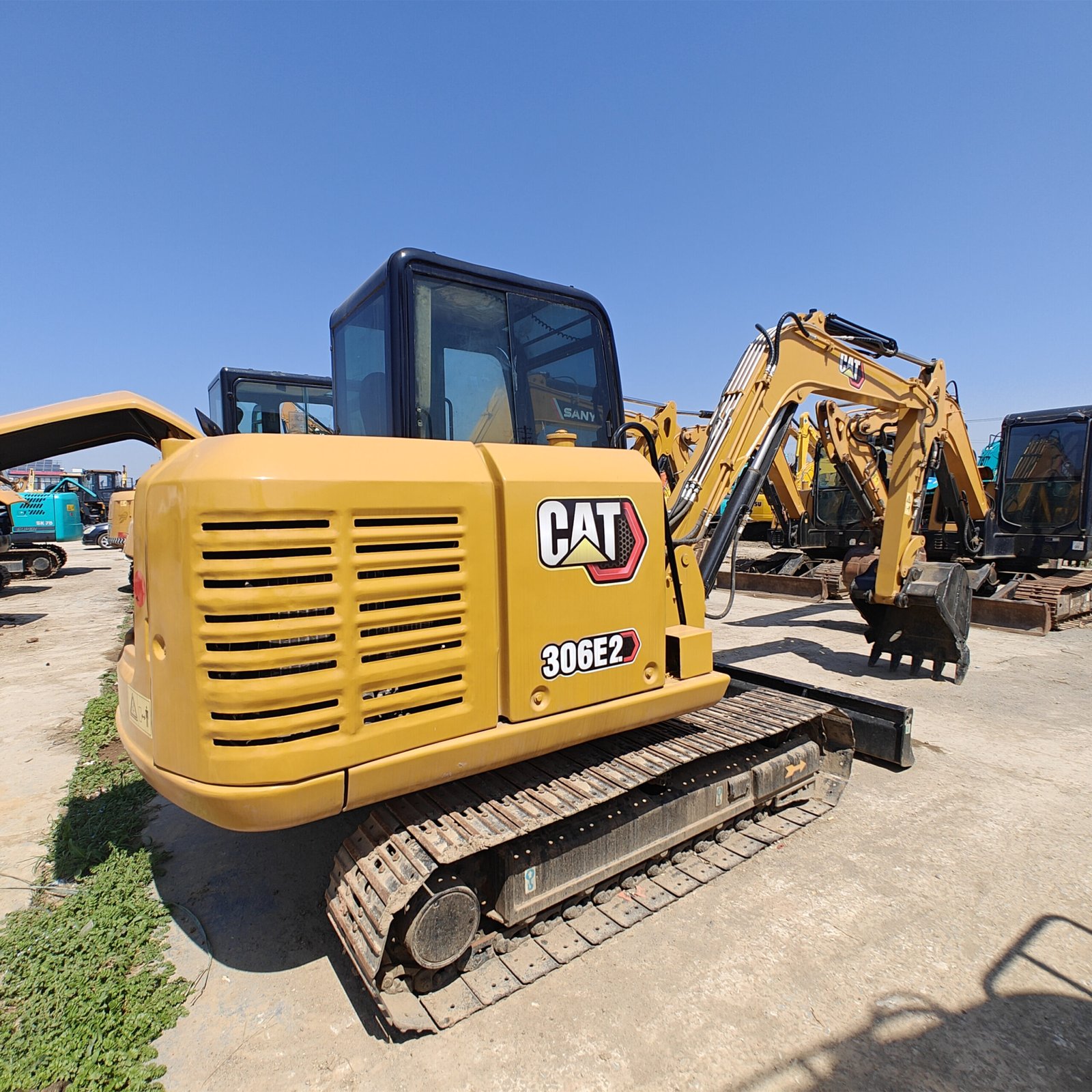Used Caterpillar 306e2 excavator used mini excavator