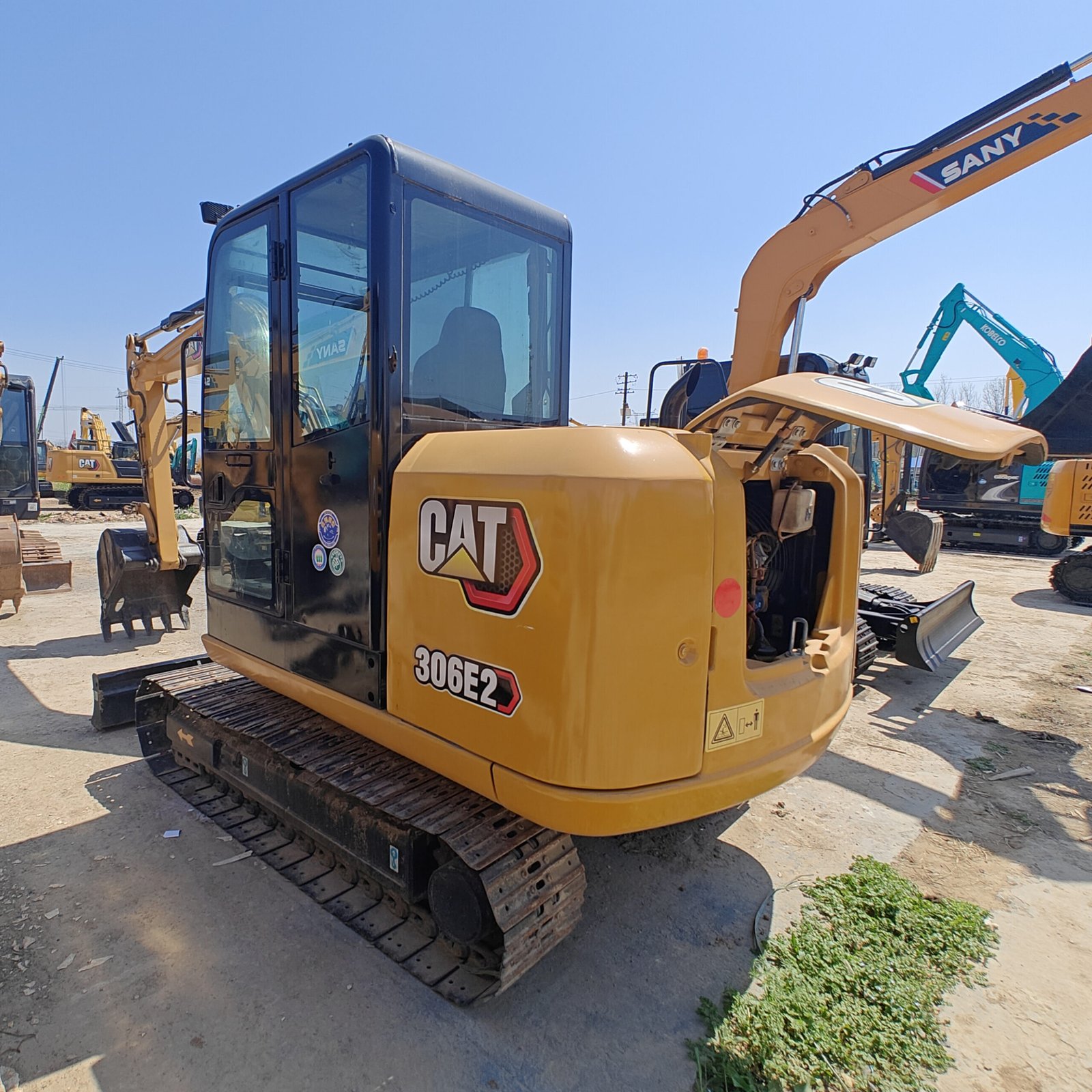 Used Caterpillar 306e2 excavator used mini excavator