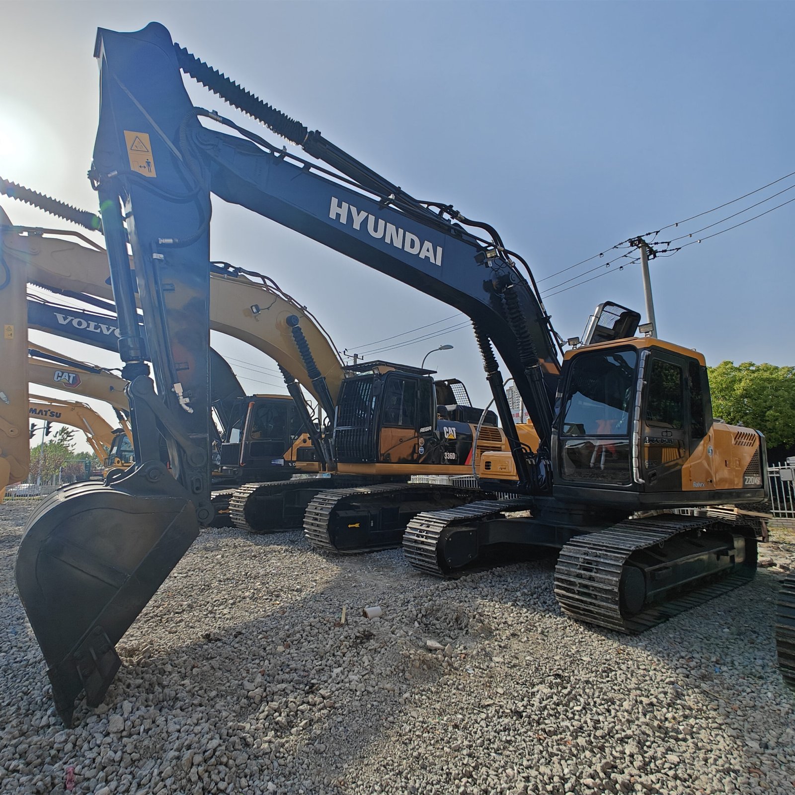 used excavator hyundai 220vs 20tons used excavator